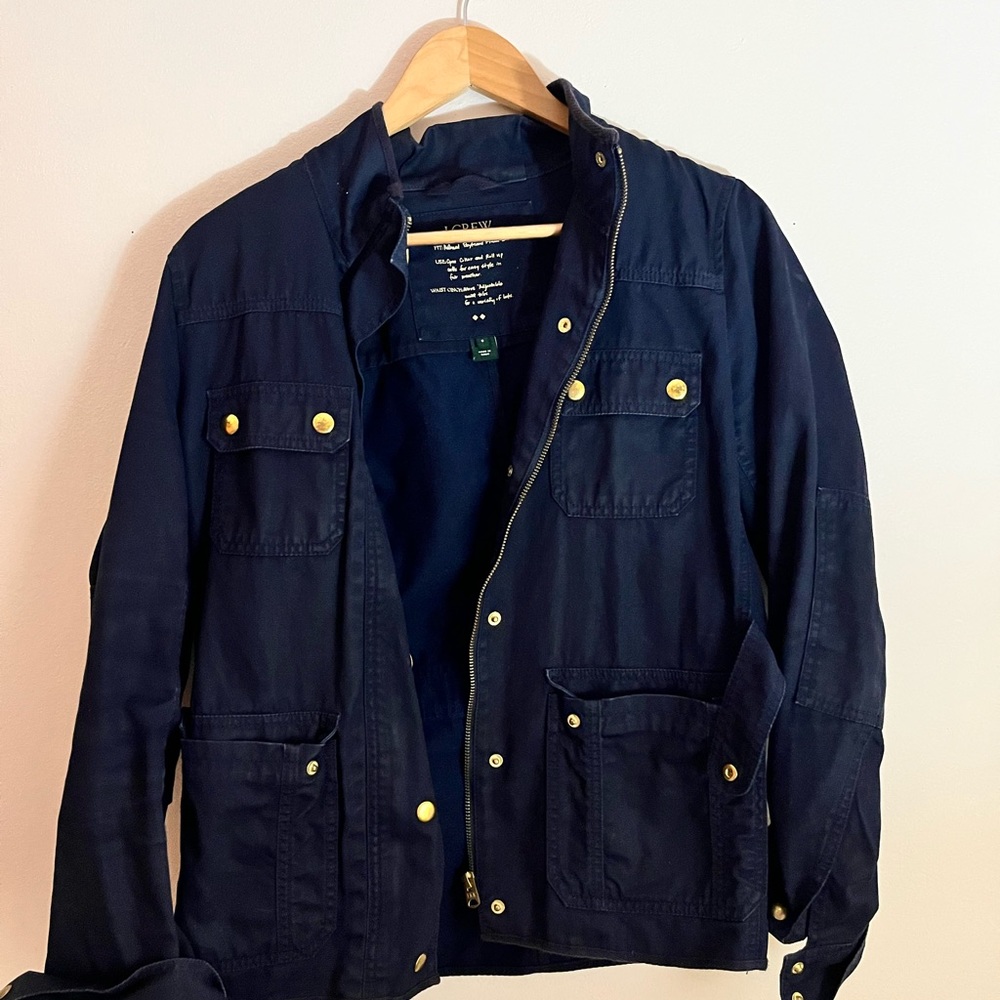 J Crew Light Navy Jacket
